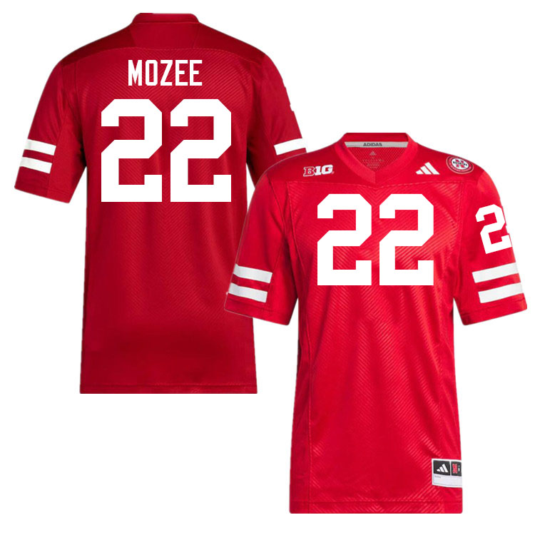 Nebraska Cornhuskers #22 Isaiah Mozee College Football Jerseys Stitched-Scarlet Nebraska Cornhuskers #22 Isaiah Mozee College Football Jerseys Stitched-Scarlet